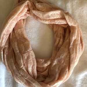 Lace infinity scarf